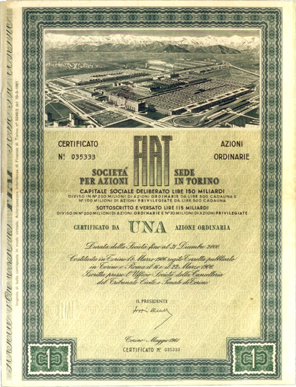 «FIAT S.p.A., 1961»